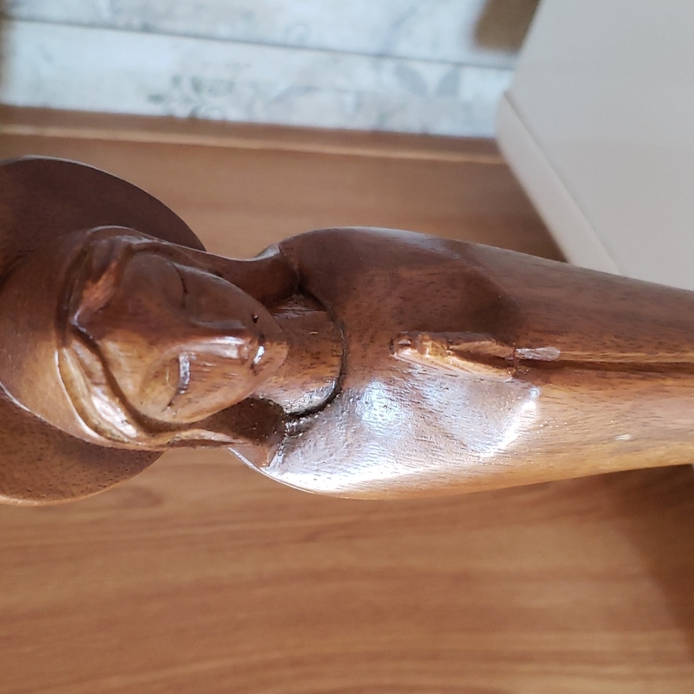 Great condition. wooden statue.